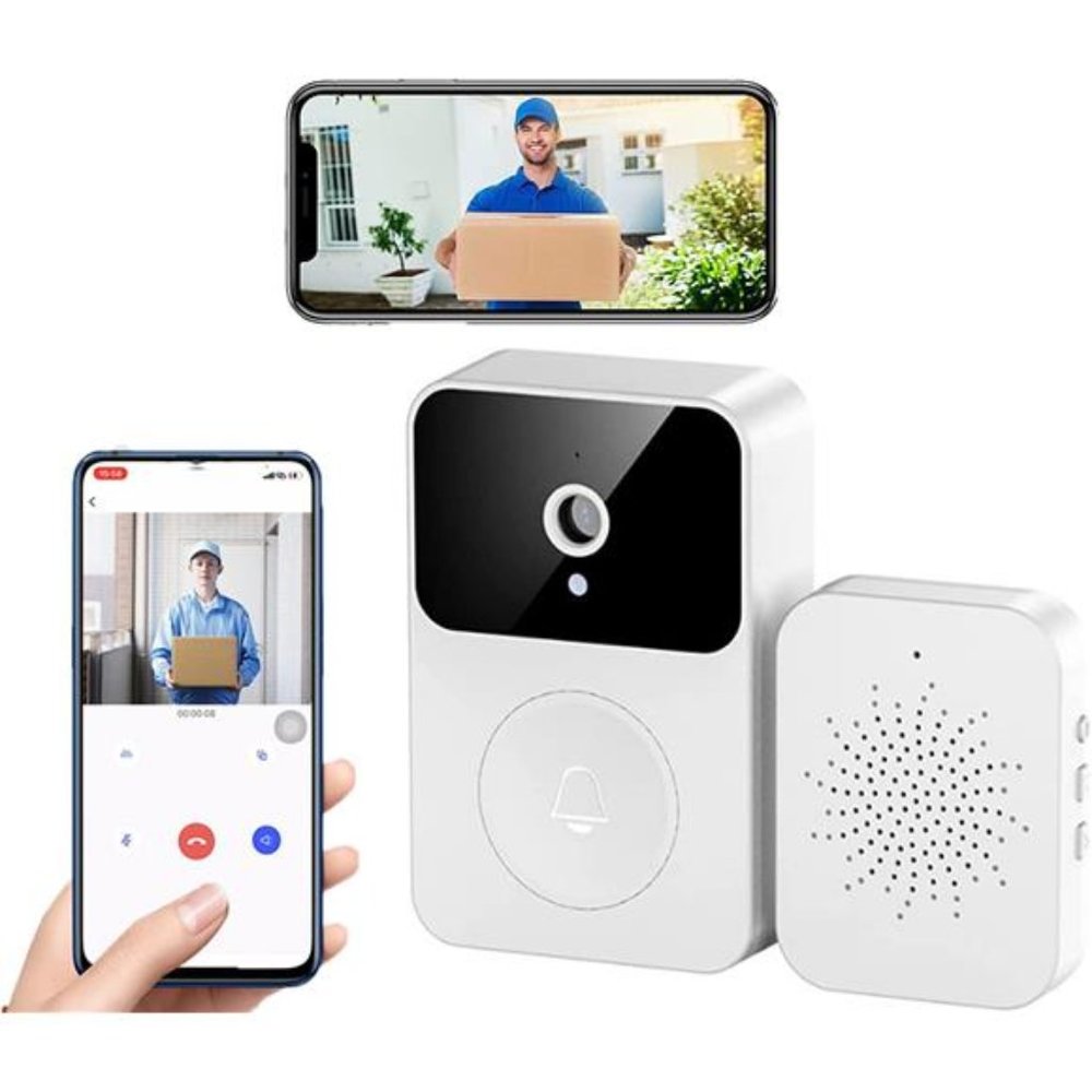 Smart Video Doorbell Home Security Monitor Night Vision